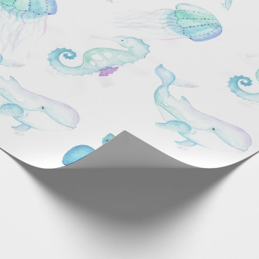 Unterhalb des Meeres Geschenkpapier (Ecke)