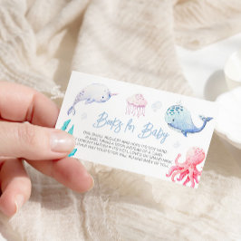 Unterhalb des Meeres gibt es Kinderduschbücher für Begleitkarte