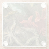 Unterhalb des Meeres Glasuntersetzer (Rückseite)