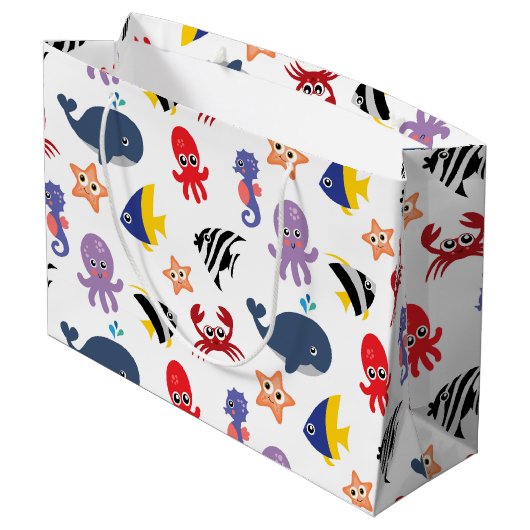 Unterhalb des Meeres Große Geschenktüte (Rückseite Schrägansicht)