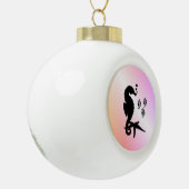 Unterhalb des Meeres Keramik Kugel-Ornament (Links)