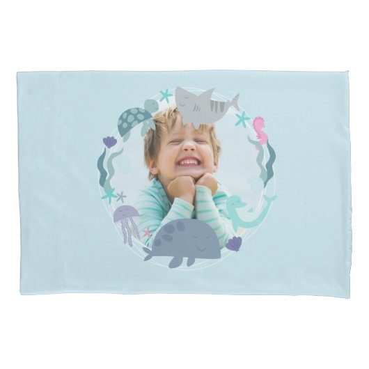 Unterhalb des Meeres Kissenbezug (Vorderseite)