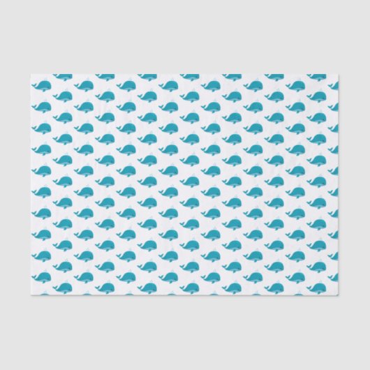 Unterhalb des Meeres leben Meerestiere Seidenpapier (Vorderseite)