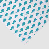 Unterhalb des Meeres leben Meerestiere Seidenpapier (Ausschnitt)