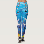 Unterhalb des Meeres Leggings (Rückseite)