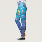 Unterhalb des Meeres Leggings (Links)