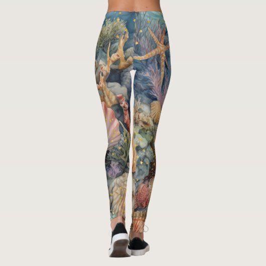 Unterhalb des Meeres Leggings (Rückseite)