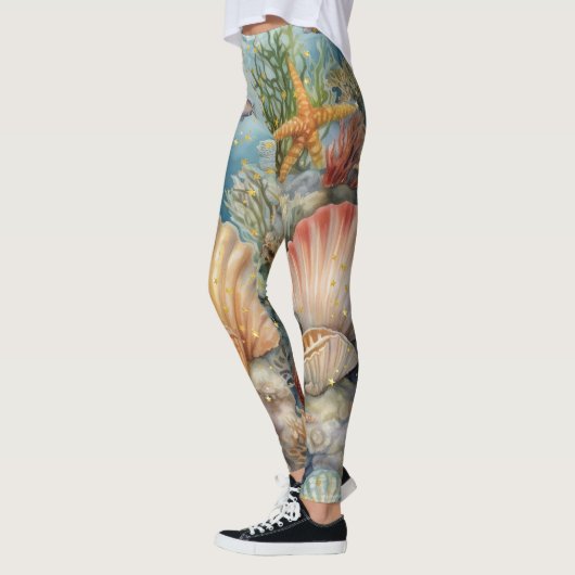 Unterhalb des Meeres Leggings (Links)