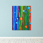 Unterhalb des Meeres Leinwanddruck (Insitu (Holzboden))