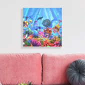 Unterhalb des Meeres Leinwanddruck (Insitu (Wohnzimmer))