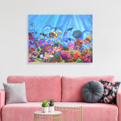 Unterhalb des Meeres Leinwanddruck (Insitu (Wohnzimmer))