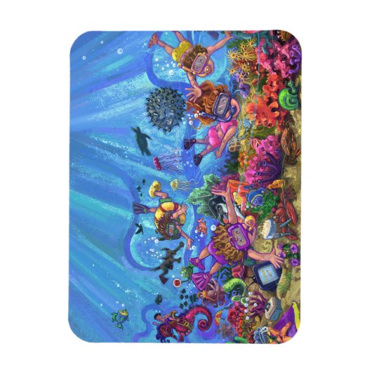 Unterhalb des Meeres Magnet (Vertikal)