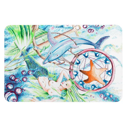 Unterhalb des Meeres Magnet (Horizontal)