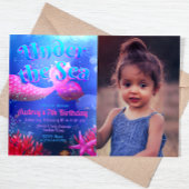 Unterhalb des Meeres mit Foto Landschaft Einladung