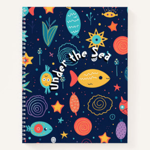 Unterhalb des Meeres Notizblock