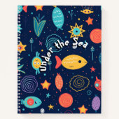 Unterhalb des Meeres Notizblock (Vorderseite)