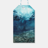 Unterhalb des Meeres | Ocean Birthday Party Danke Geschenkanhänger (Rückseite)