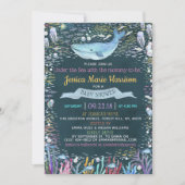 Unterhalb des Meeres | Ocean Themed Baby Dusche Einladung (Vorderseite)