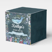 Unterhalb des Meeres | Ocean Themed Baby Dusche Geschenkschachtel (Vorderseite)