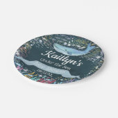 Unterhalb des Meeres | Ocean Themed Baby Dusche Pappteller (Schrägansicht)
