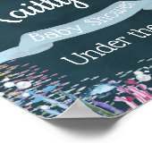 Unterhalb des Meeres | Ocean Themed Baby Dusche Wi Poster (Ecke)