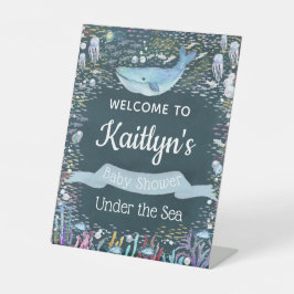 Unterhalb des Meeres | Ocean Themed Baby Dusche Wi Sockelschild