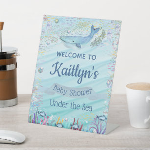 Unterhalb des Meeres   Ocean Themed Baby Dusche Wi Sockelschild