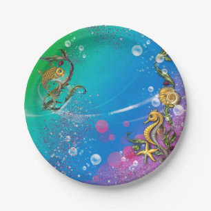 Unterhalb des Meeres Pappteller