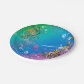 Unterhalb des Meeres Pappteller (Schrägansicht)