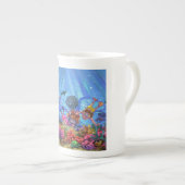 Unterhalb des Meeres Porzellantasse (Vorderseite Rechts)