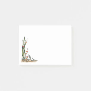 Unterhalb des Meeres Post-it Klebezettel