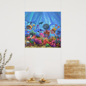 Unterhalb des Meeres Poster (Küche)