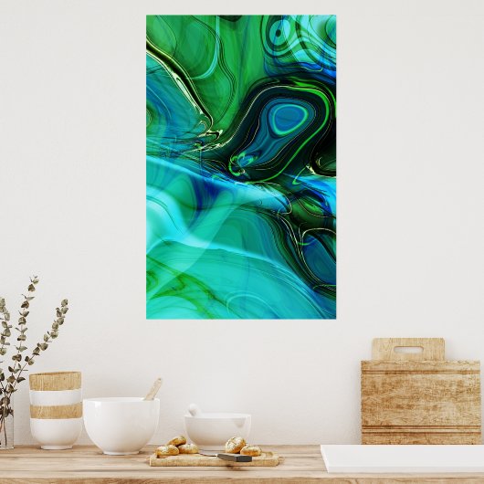 Unterhalb des Meeres Poster (Küche)