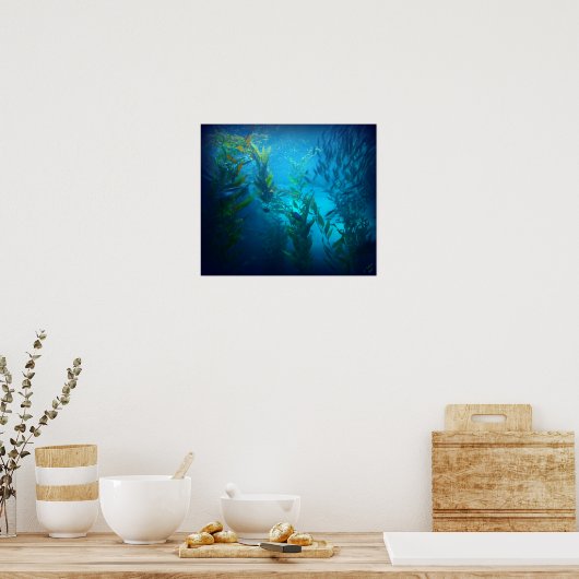 Unterhalb des Meeres Poster (Küche)