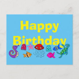 Unterhalb des Meeres Postkarte