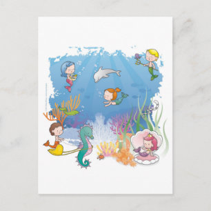 Unterhalb des Meeres Postkarte