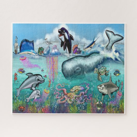 Unterhalb des Meeres Puzzle (Horizontal)