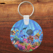 Unterhalb des Meeres Schlüsselanhänger (Vorderseite)