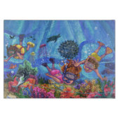 Unterhalb des Meeres Schneidebrett (Vorderseite)