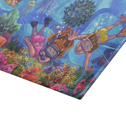 Unterhalb des Meeres Schneidebrett (Ecke)