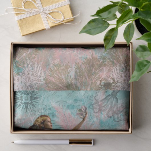 Unterhalb des Meeres Seidenpapier (Geschenk)