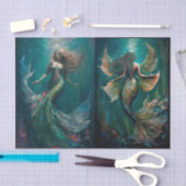 Unterhalb des Meeres Seidenpapier (Handwerk)