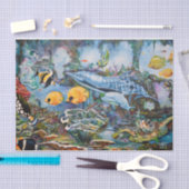 Unterhalb des Meeres Seidenpapier (Handwerk)