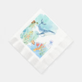 Unterhalb des Meeres Serviette (Ecke)