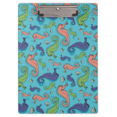 Unterhalb des Meeres - Spielerisches Seepferd und  Klemmbrett (Vorderseite)