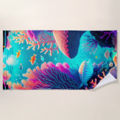 Unterhalb des Meeres Strandtuch (Vorderseite)