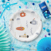 Unterhalb des Meeres | Teller für Unterseeboote un (Party)