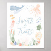 Unterhalb des Meeres unterzeichnen Süßigkeiten und Poster (Vorne)