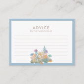 Unterhalb des Meeres Wasserfarbendusche Hinweiskarte (Vorderseite)