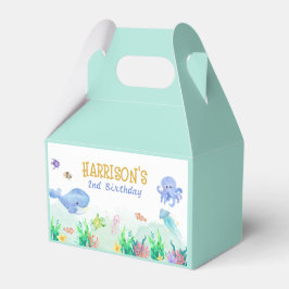 Unterhalb des Meeres Whale Schildkröte Geburtstag Geschenkschachtel